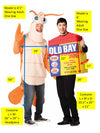 Shrimp Scampi - Old Bay Seasoning Can & Shrimp Couples Costume Set, Adult One Size