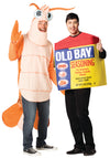 Shrimp Scampi - Old Bay Seasoning Can & Shrimp Couples Costume Set, Adult One Size