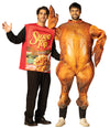 Thanksgiving Feast - Kraft Stove Top Turkey Stuffing & Cooked Turkey Couples Costume, Adult One Size
