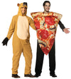 Pizza 'Bara - Capybara & Pizza Slice Couples Costume, Adult One Size