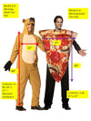Pizza 'Bara - Capybara & Pizza Slice Couples Costume, Adult One Size