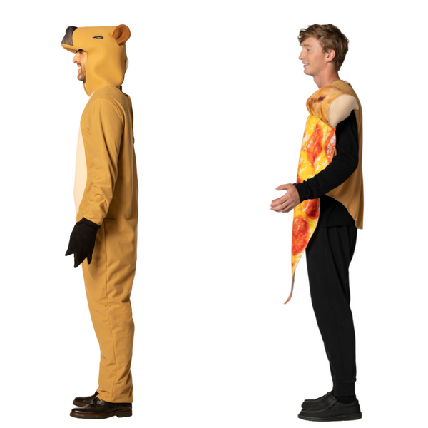 Pizza 'Bara - Capybara & Pizza Slice Couples Costume, Adult One Size