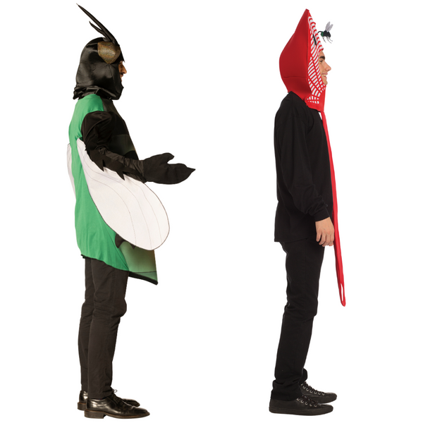 Swat It - Fly & Fly Swatter Couples Costume, Adult One Size