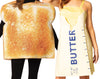 Hot Butter on Toast - Toast & Stick of Butter Dress Couples Costume, Adult One Size & Women's Size  2-8