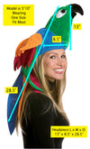 Parrot Hat, Adult One Size