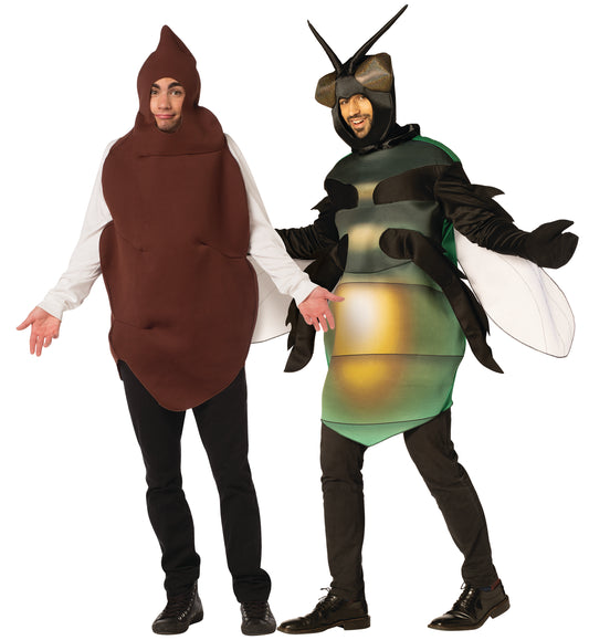 Poop & Fly Couples Halloween Costume, Adult One Size