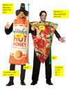 Mike's Hot Honey and Pizza Slice Couple Costume, Adult One Size