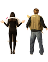 Dirty Martini Glass & Olive Couple Costume, One Size Fits Most Adults