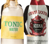 Vodka Bottle & Tonic Water Bottle with Hat Couple Costume, One Size Fits Most Adults