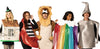 Tornado House, Lion, Rainbow with Cloud, Oil Can, & Ruby Shoe Group Costume, One Size Fits Most Adults