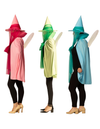 Fairy Godmother Hat, Cape, Wings & Wand, Blue, Green, & Pink Group Costume, One Size Fits Most Adults