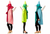 Fairy Godmother Hat, Cape, Wings & Wand, Blue, Green, & Pink Group Costume, One Size Fits Most Adults