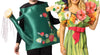 Floral Bouquet Dress & Flower Watering Can Couple Costume, Women's Size 6-10 & One Size Fits Most Adults