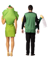 Floral Bouquet Dress & Flower Watering Can Couple Costume, Women's Size 6-10 & One Size Fits Most Adults