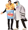 Pigeon & Festival Fries Bucket Couple Costume, One Size Fits Most Adults