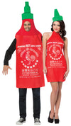 Sriracha Tunic & Sriracha Dress Couple Costume,  One Size Fits Most Adults & Women's Size 4-8