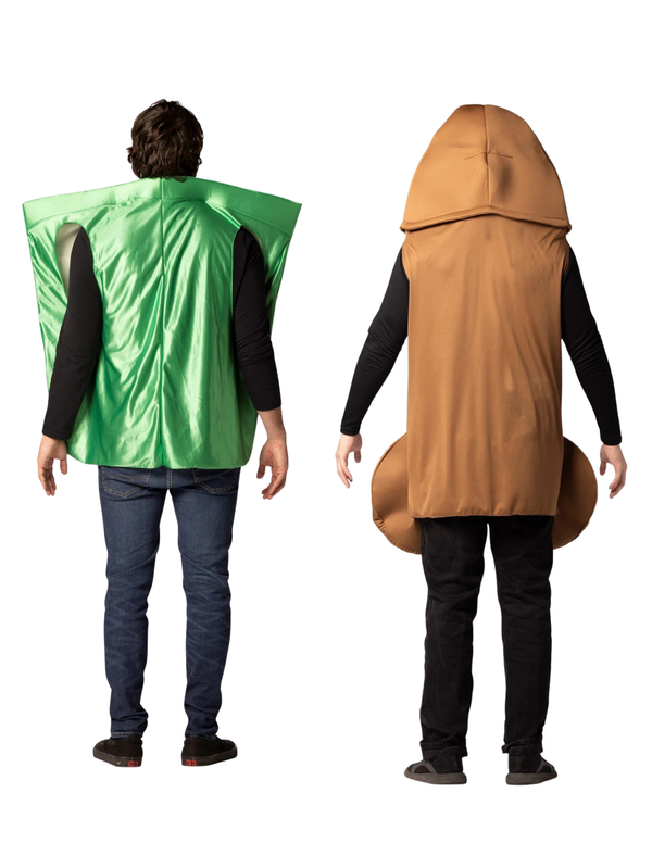 Mammoth Condom & Brown Penis Couple Costume, One Size Fits Most Adults