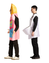 Poop No Blasto Pink Tummy Relief & Toilet Couple Costume, One Size Fits Most Adults
