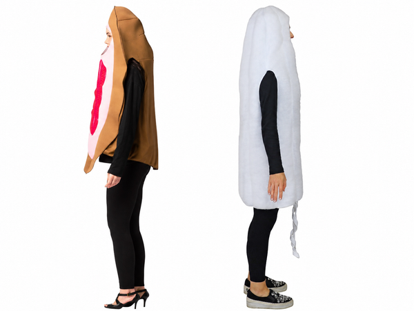 Brown Vagina and Tampon Couple Costume, One Size Fits Most Adults (Copy)