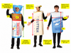 Loaf of Bread, Stick of Butter & Sugar Package Group Halloween Costume, Adult One Size