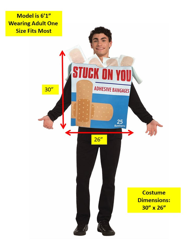 Stuck On You Bandages Box Costume, Adult One Size