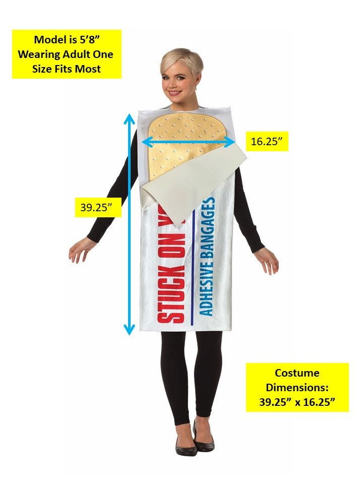 Stuck on You Single Bandage Tunic Costume, Adult One Size