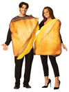 Grilled Cheese Sandwich Couple Costume, Adult One Size