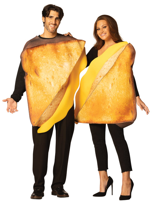 Grilled Cheese Sandwich Couple Costume, Adult One Size