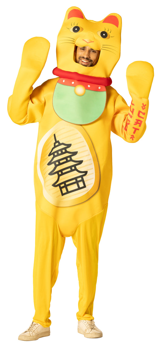 Lucky Cat Costume, Adult One Size