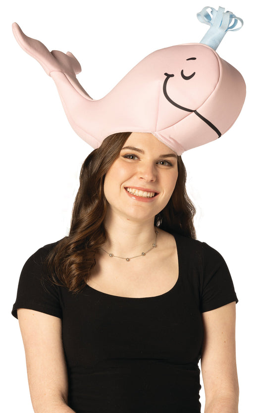 Pink Whale Hat Costume, Adult One Size