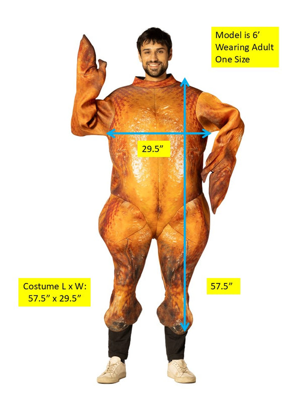 Cooked Turkey Costume, Adult One Size