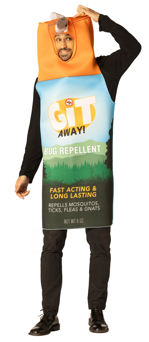 GIT Bug Repellent Costume, Adult One Size