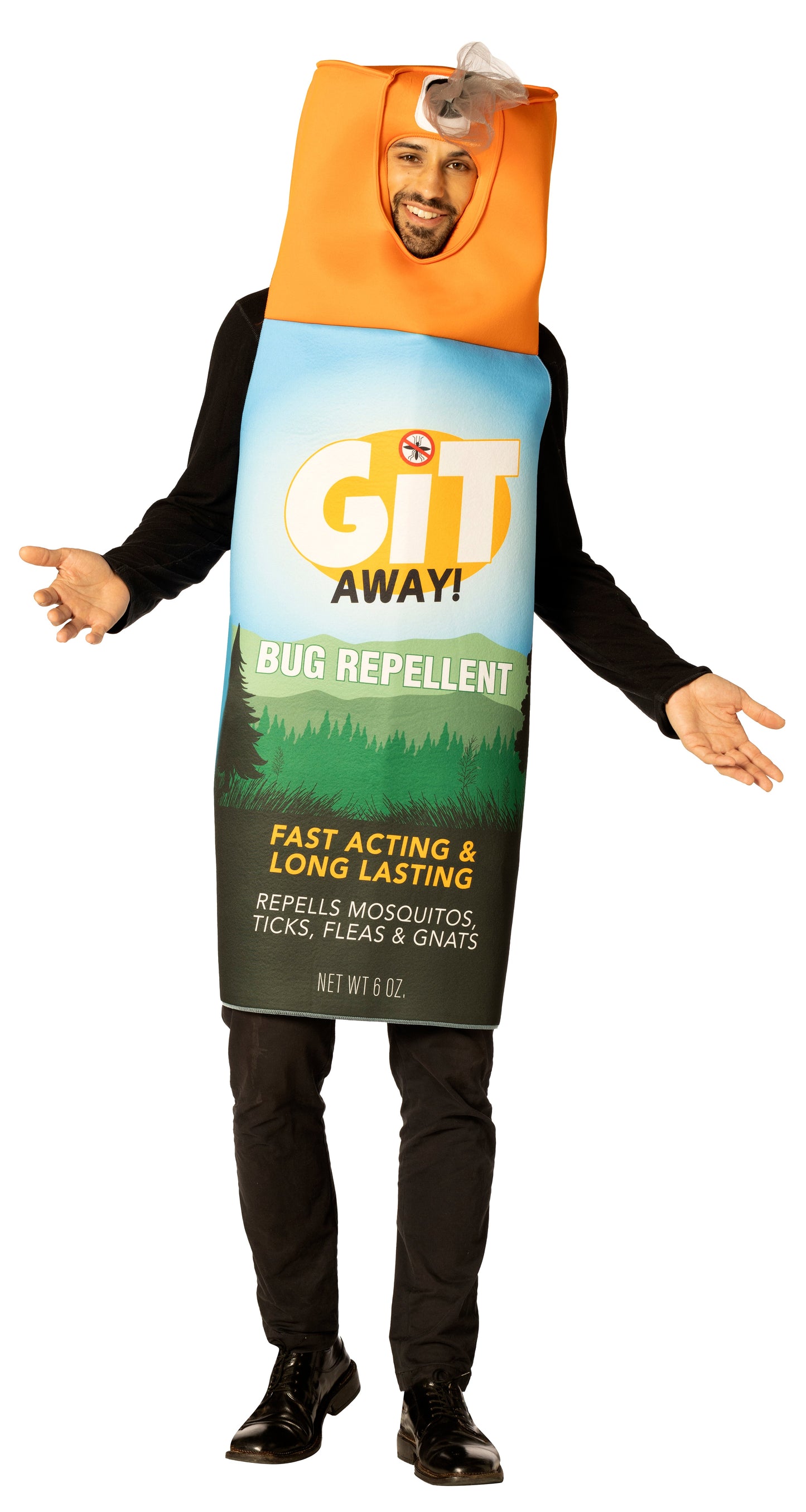 GIT Bug Repellent Costume, Adult One Size