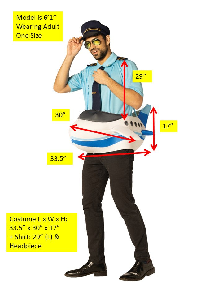 Airplane Costume, Adult One Size