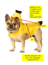 Banana Dog Pet Costume, Various Sizes