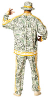 Money Suit Costume, Men's Size Large -  Extra Large