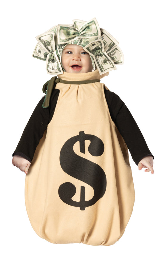 Money Bag Baby Bunting Costume, Baby Size 3-9 Months