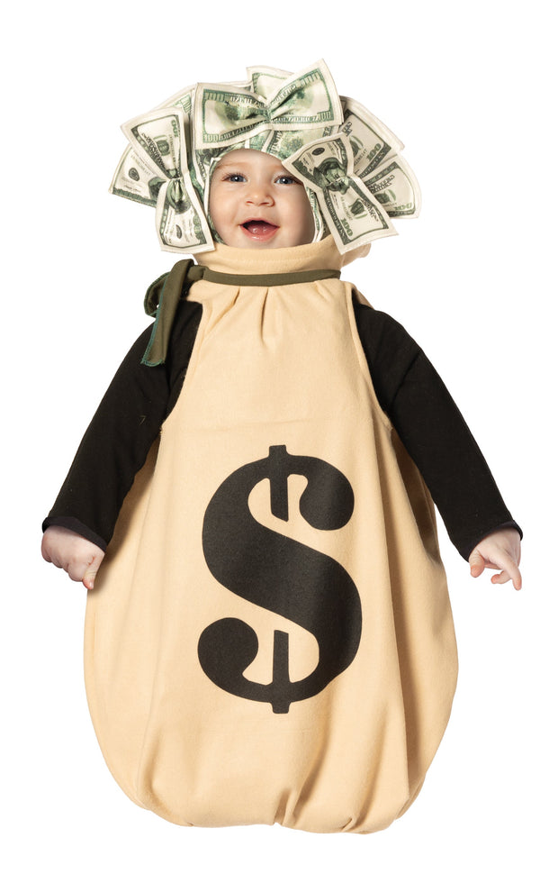 Money Bag Baby Bunting Costume, Baby Size 3-9 Months