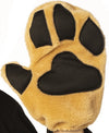 Brown Dog Headpiece Mask & Paws, Adult One Size