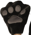 Black Cat Mask Headpiece with Paws, Adult One Size