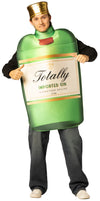 Gin Bottle with Hat Costume, One Size Fits Most