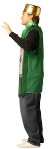 Gin Bottle with Hat Costume, One Size Fits Most