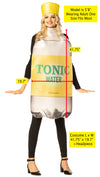 Tonic Water Bottle with Hat Costume, One Size Fits Most
