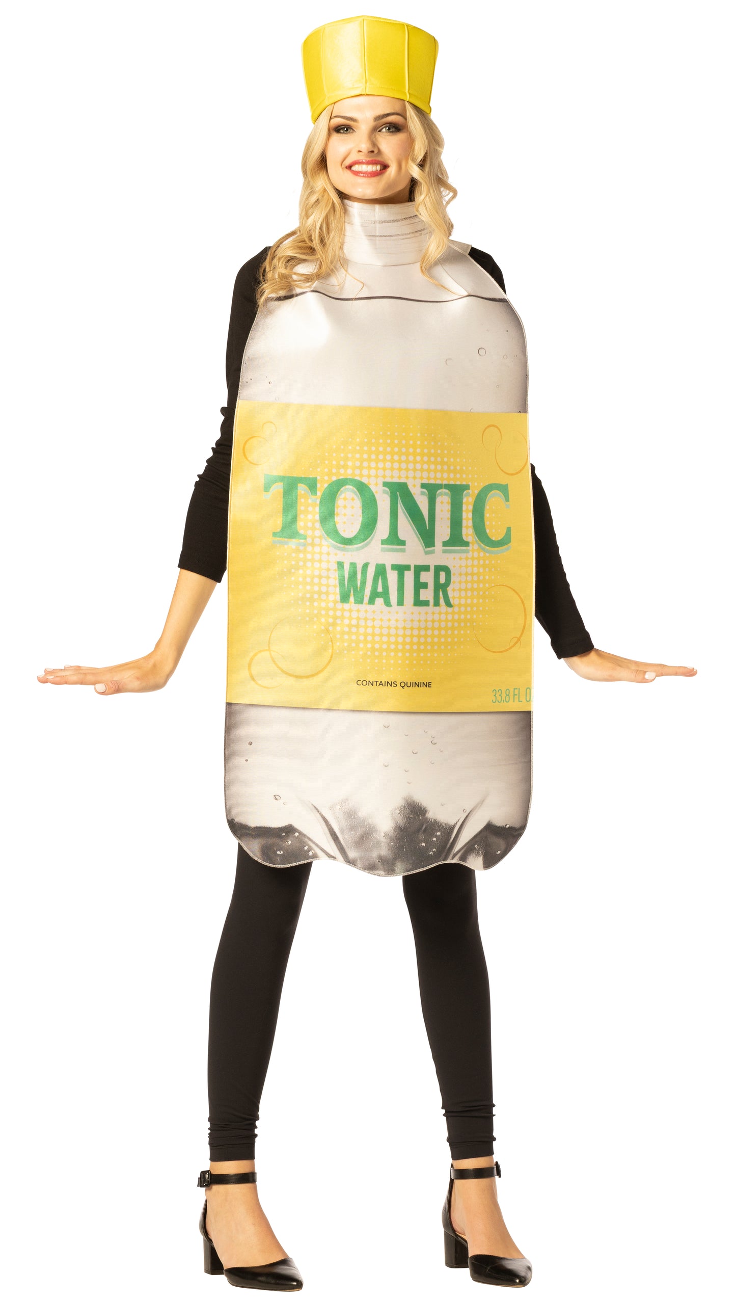 Tonic Water Bottle with Hat Costume, One Size Fits Most