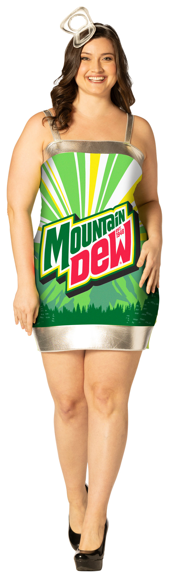 Mountain Dew Dress Costume, Women's Various Sizes