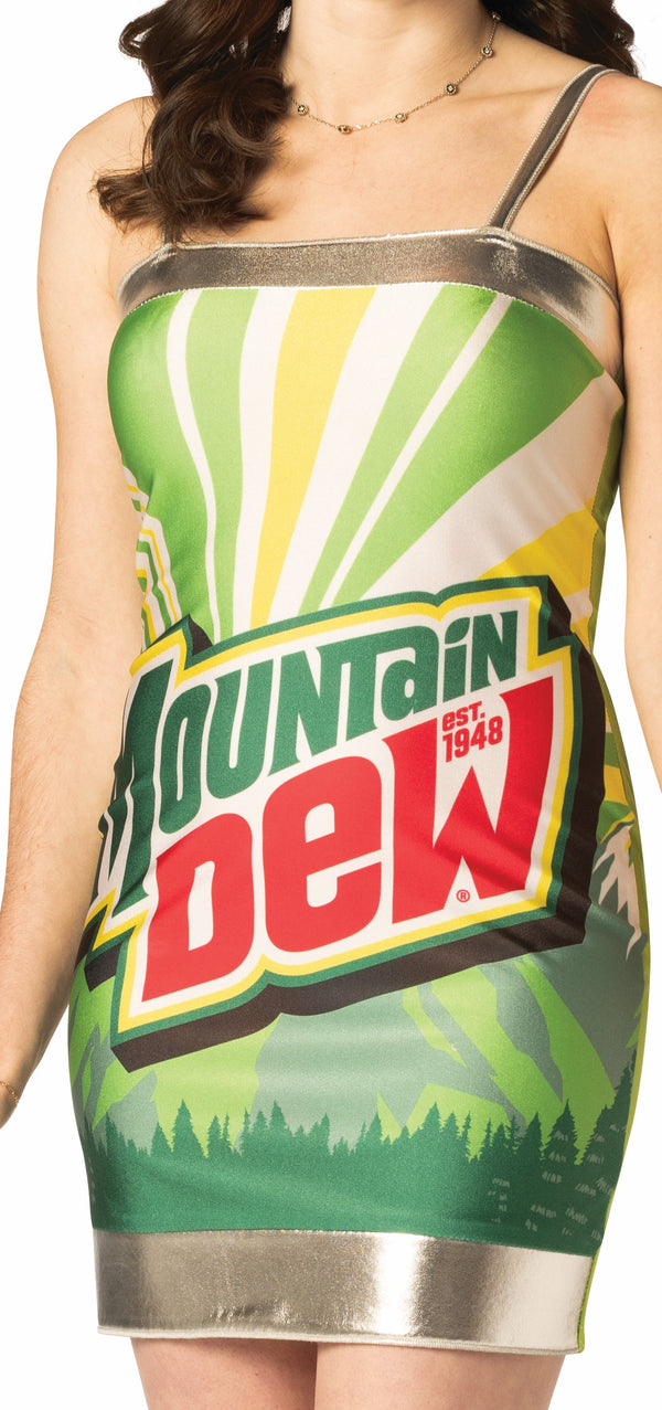 Mountain Dew Dress Costume, Women's Various Sizes