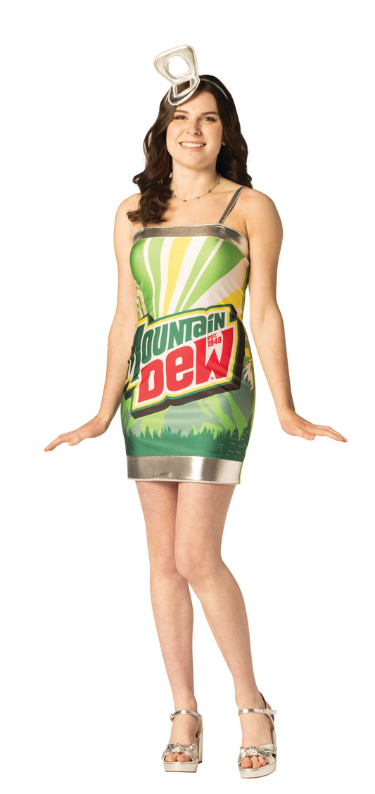 Mountain Dew Dress Costume, Women's Various Sizes