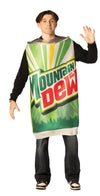 Mountain Dew Can Costume, Adult One Size