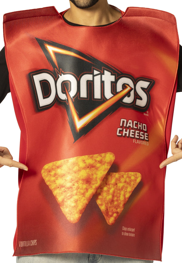 Doritos Nacho Cheese Bag Costume, Adult One Size