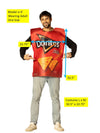 Doritos Nacho Cheese Bag Costume, Adult One Size